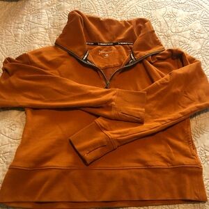 Orange Theory Women's Orange/rust color Half-Zip Pullover